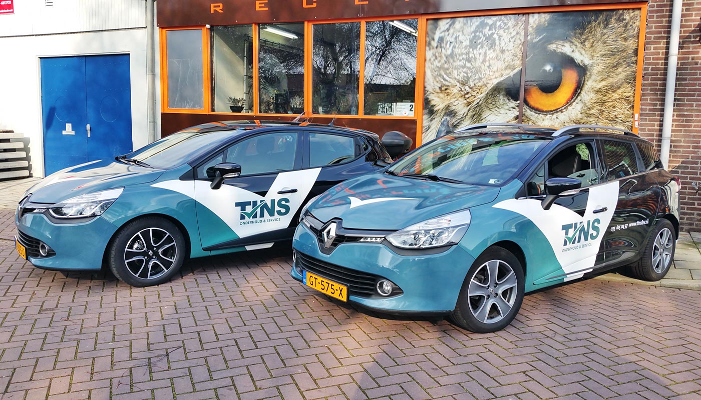 Belettering en signing van bedrijfsvoertuigen